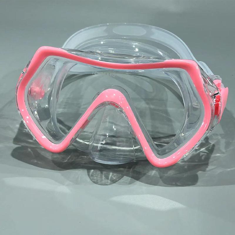 Children's Diving Goggles Silicone/tempered Glass Diving