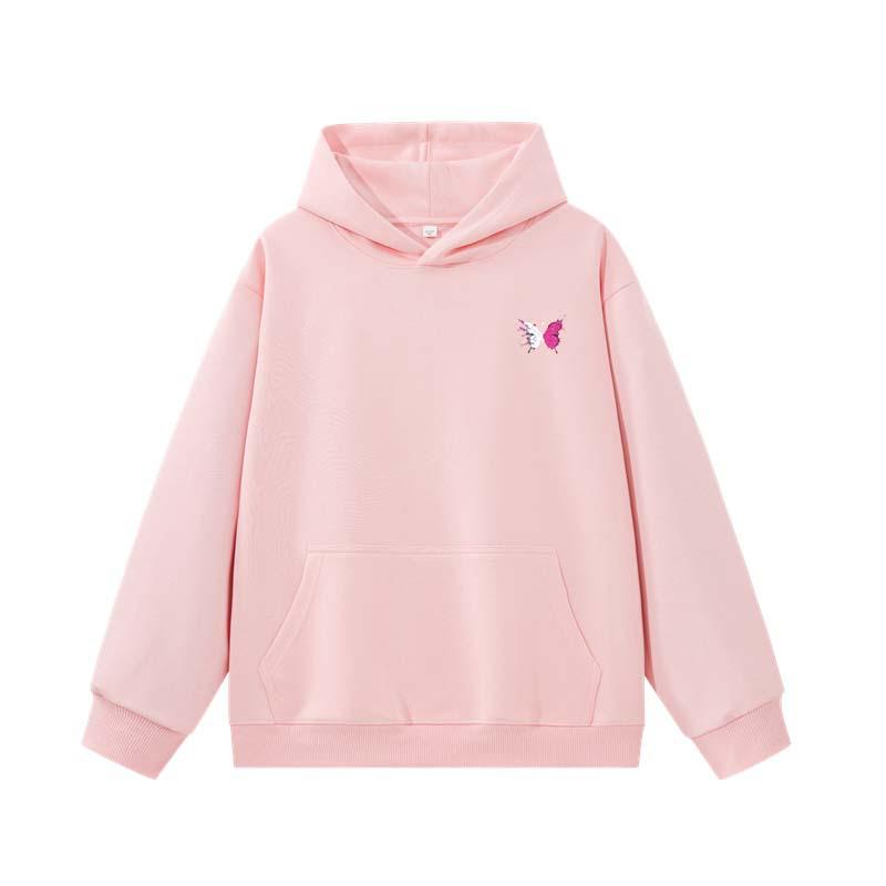 

Qingchuang Youpin Unisex Loose Fit Trendy Hoodie - 2025 Autumn/Winter Collection S рожевий