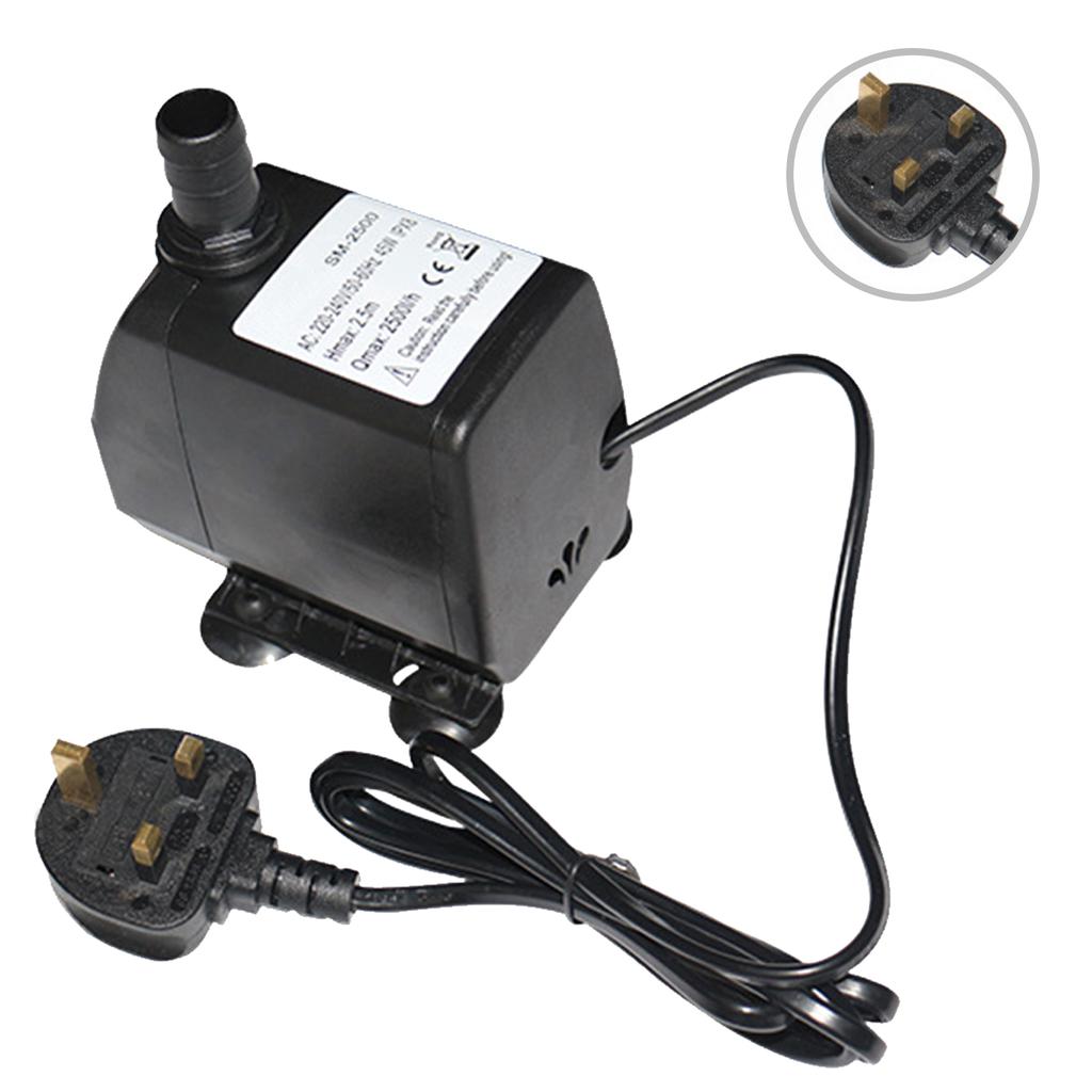 45W 2500L/H Zatapialna pompa wodna z mini pompą fontannową o wysokości 8 stóp Ultra cicha pompa wodna do