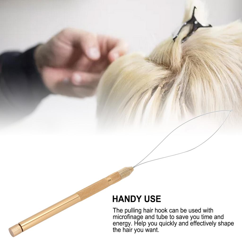 Hair Extension Tools Alloy Thrder Pulling Hook   for Professional Hair Styling Accessory