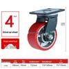 Custom Heavy-Duty 4-Inch Cast Iron Swivel Caster Wheel