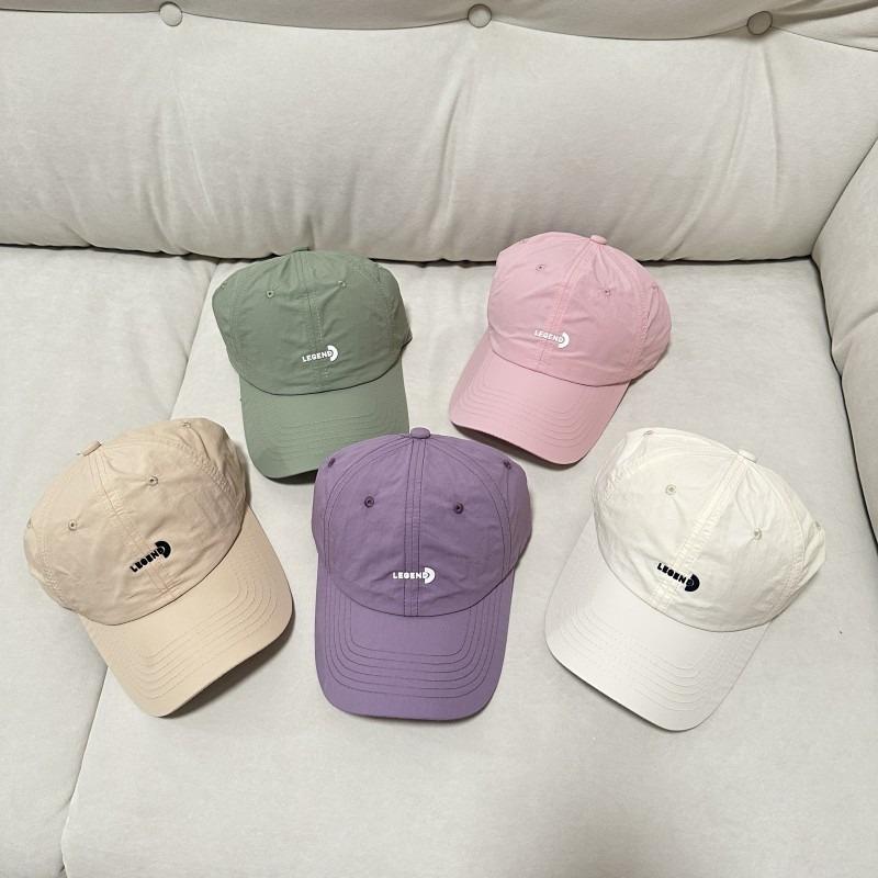 New quick-drying sun hat spring and summer letter embroidered baseball cap men's and women's casual versatile cap