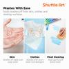 Shuttle Art Tempera Crayon Set of 40 Colors, Pastel, Metallic, and Neon Colors, Quick Drying, Removable with Water, Tempera Paint Stick, Retractable,