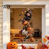 Flexible PVC Window Coverings Halloween Clings, Waterproof Static Decals,Removable Festive Wall Stickers, Creative Holiday Gift Stickers Animals/Ghost
