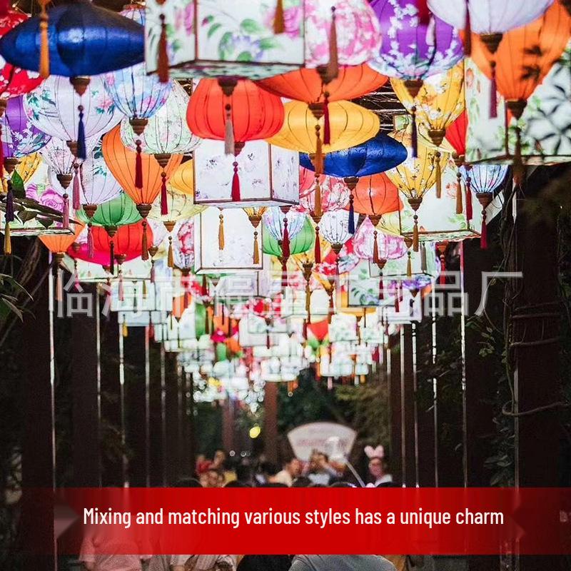 Large Red Influencer Lantern: Outdoor Hanging Ornament for New Year and Chinese New Year Decoration