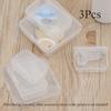 Transparent Storage Boxes Infant Nipple Case Baby Supplies Organizer Pacifier Clip Chain Container
