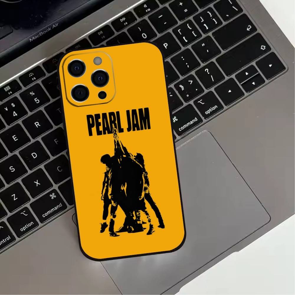 Band P-Pearl J-Jam Fashion Phone Case Silicone Soft For IPhone 17 16 15 14 13 12 11 X XR Plus Pro Max Plus