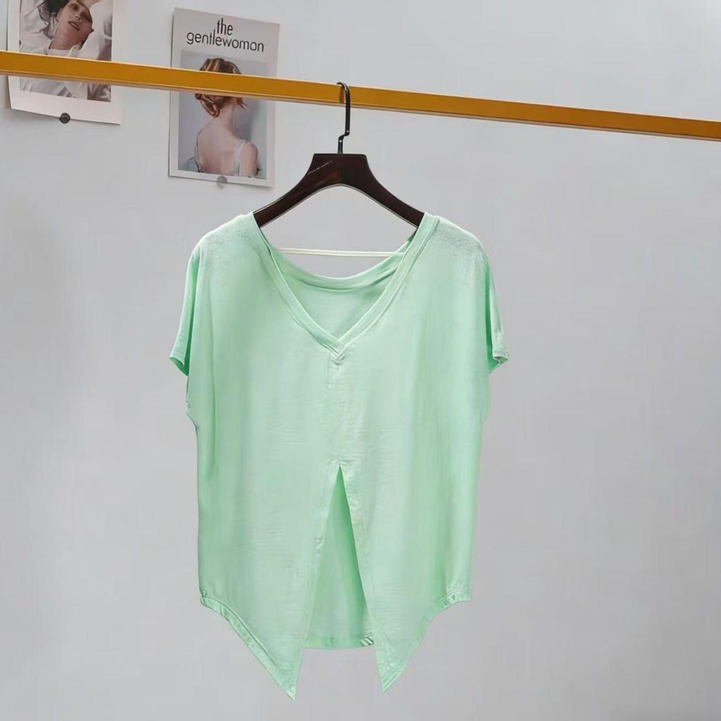 Women's Quick-Dry Yoga Top for Fitness and Running - Loose Short Sleeve Dancewear T-shirt for Outdoor Activities
