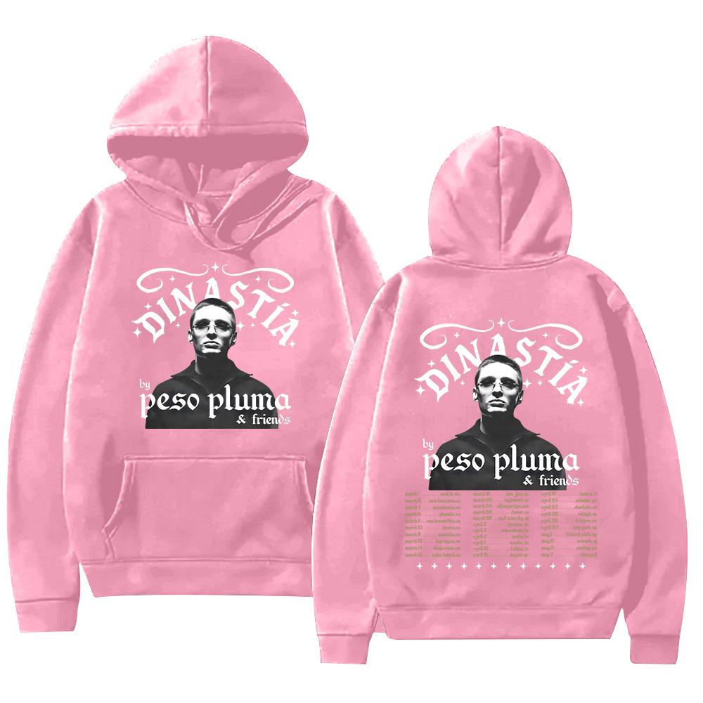 Peso Pluma DINASTIA Tour 2026 Hoodies Men Woman Fashion Casual Hoody Sweatshirt Hip Hop Retro Harajuku Streetwear