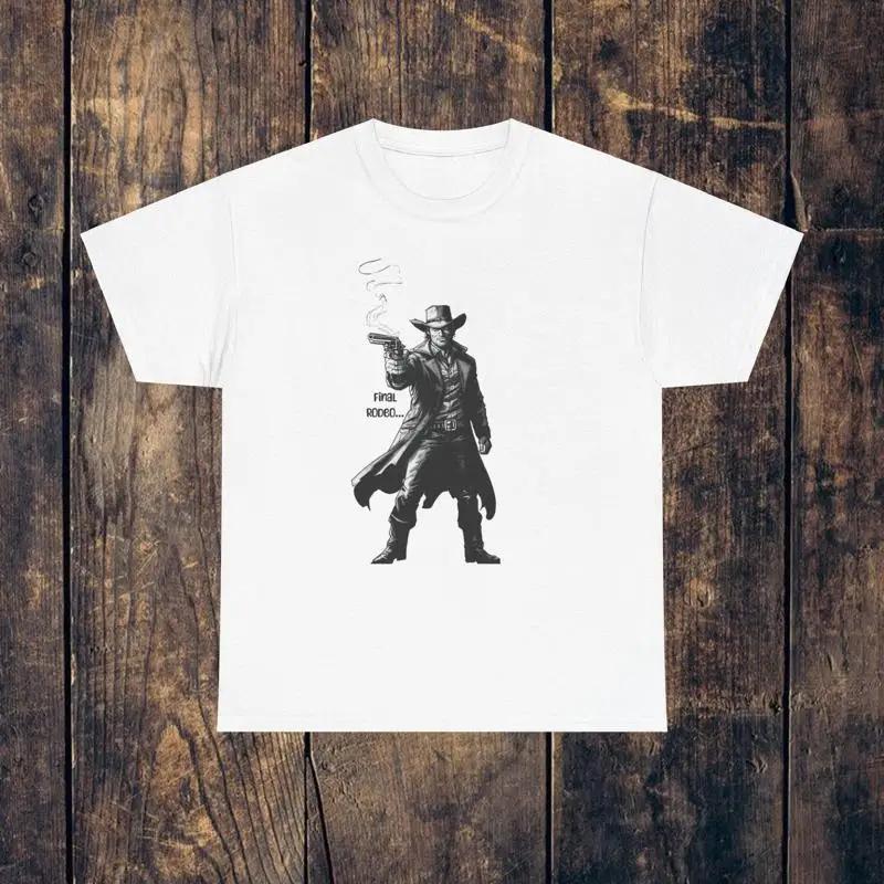 

Final Rodeo T Shirt Western Cowboy Last Roundup Top Fan Apparel 5XL різнокольоровий