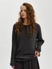 PLZPROJECT Ribbed Knit Long Sleeve, Charcoal