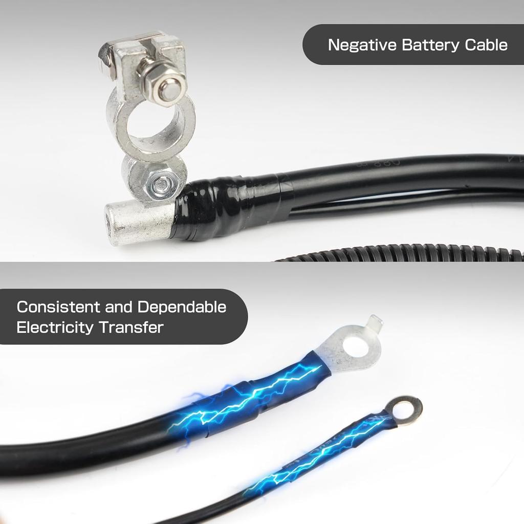 Negative Battery Cable Compatible with Chevrolet Silverado 2007-2013 Cadillac Escalade 2007-2014 Replaces# 22846471 20967455