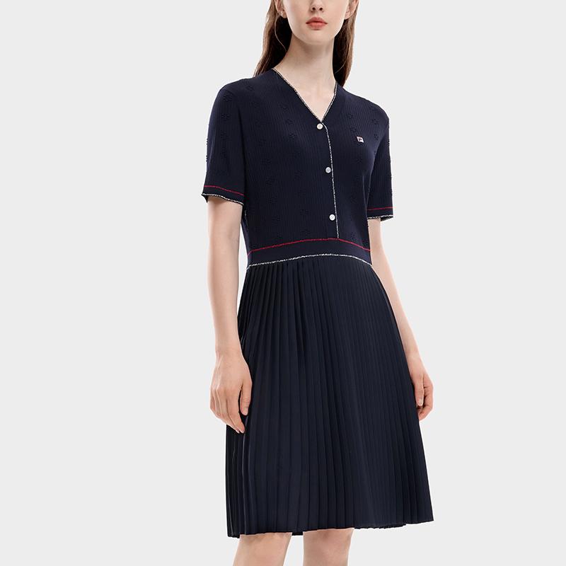 New FILA Short Sleeved Dresses Women's F11W331313FNV