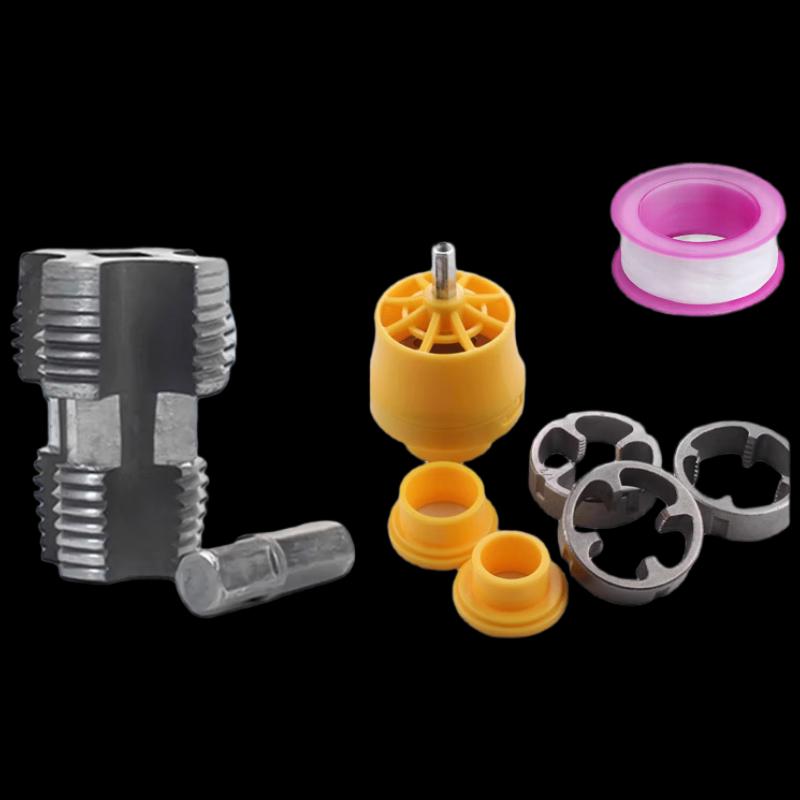 Electric Pipe Threader & Tapping Drill Bit CN plug (adapter included)