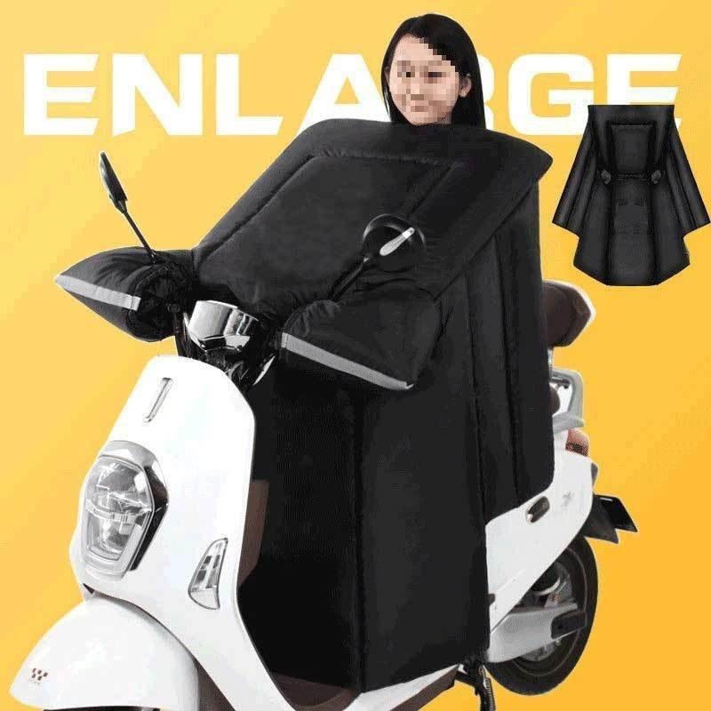 Graphene Windproof Electric Car & Motorcycle Winter Windshield - Plush, Thickened, Waterproof, Coldproof