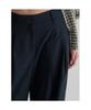 8SECONDS Summer Double-Pleat Wide Slacks Ash