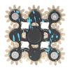 Metal Gear Toy 9 Gears Fidget Hand Decompression Toy Stress Relieving Gear for ADHD Autism