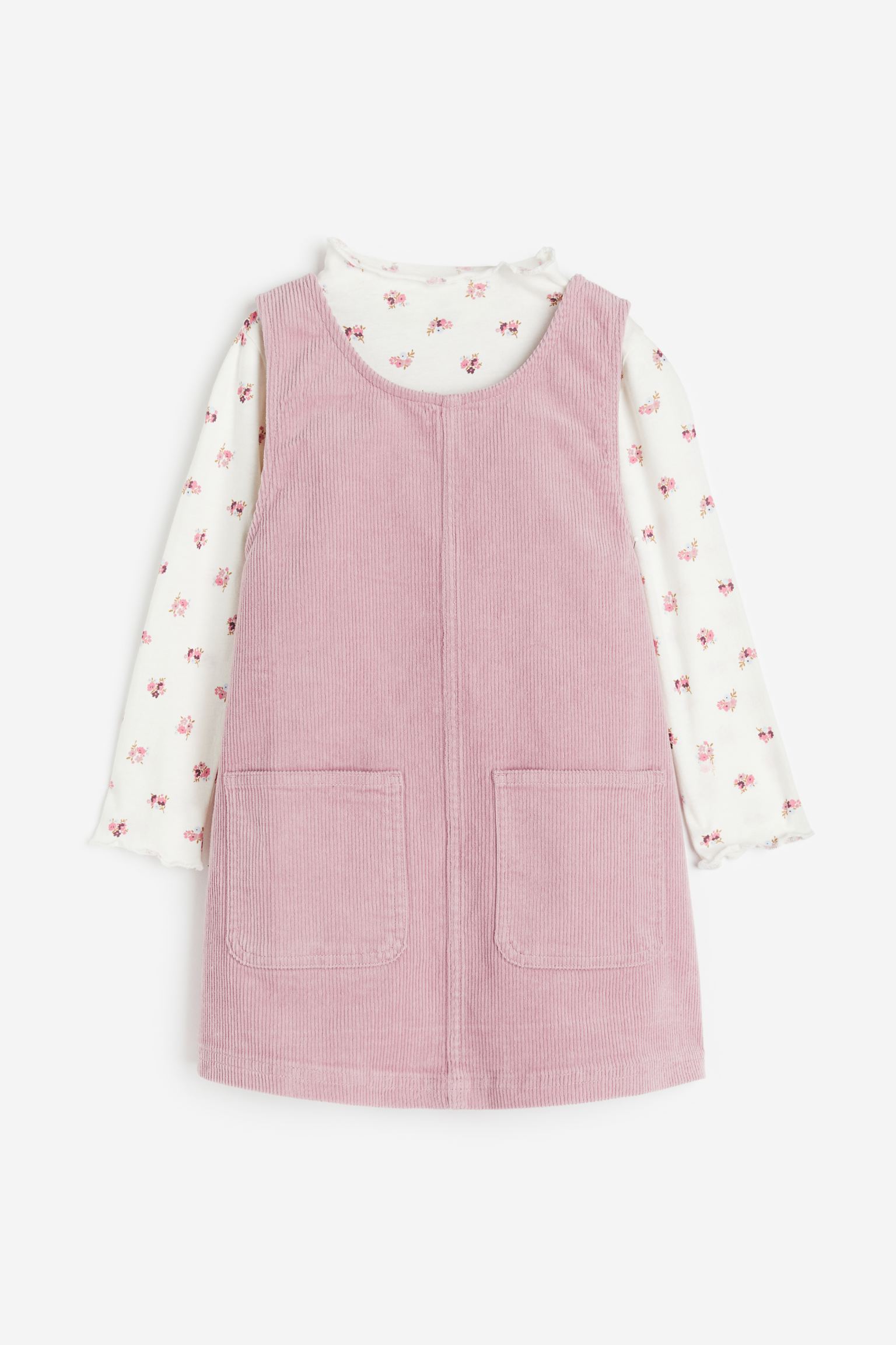 

2-piece top and dress set