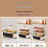 German Electric Steamer: Three-Layer, Large Capacity with Timer, Anti-Dry Protection for Stewing and Cooking.