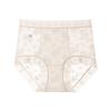 Große Größe Damen Sommer Spitze Erweiterter Schritt Nicht Abzeichnend Antibakteriell Hohe Taille Bauch Dreieck Slips