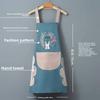 Home-use Washable Kitchen Apron for Cooking Waterproof and Oil-proof Fashionable for Men and Women Adult Workwear