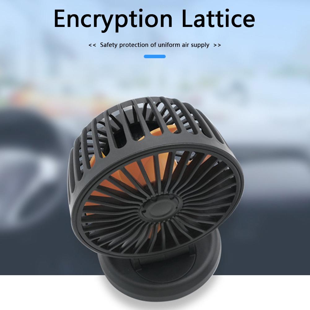Mini Cooling Fan Adjustable 5/12/24V Vehicle Cooling Device USB 2 Speed Automobile Vehicle Accessories