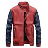 Autumn/Winter Korean Style Men's PU Leather Jacket, Casual Loose Fit with Plus Velvet