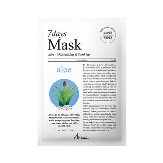 Daily Routine/Intensive Moisture ARIUL Seven Days Mask Aloe H 10 Sheets + 5 Sheets Promotion
