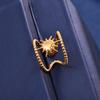 Gold Stainless Steel Resizable Opening Ring for Women Men Snake Circlet Engagement Wedding Band Metal Jewelry Couple Gift