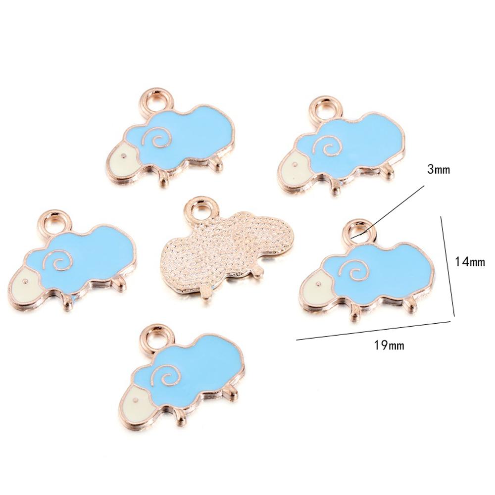 10 sztuk/partia słodkie kreskówki niebieskie breloki ocean gwiazda wisiorek urok rzemiosło dla naszyjnik bransoletka DIY biżuteria akcesoria do tworzenia