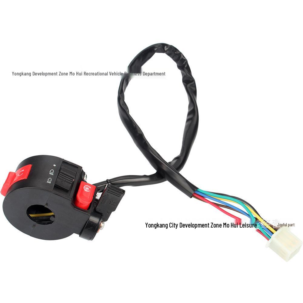 

ATV Motorcycle Beach Buggy Three-Function Switch: Start/Stop, Headlight High/Low Beam, Choke for 50-250CC Other