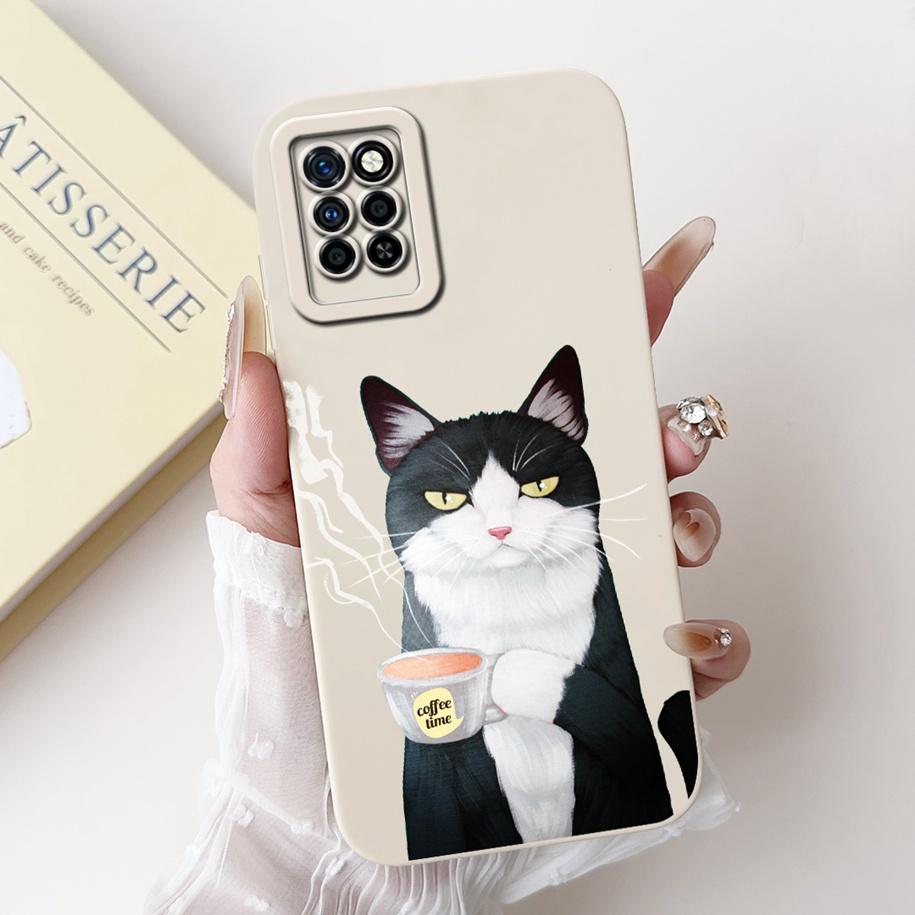 For Infinix Note 10 Pro Case X695 X695D Cover Fashion Painted Soft Silicone Phone Cases For Infinix Note 10 Note10 Pro NFC Funda