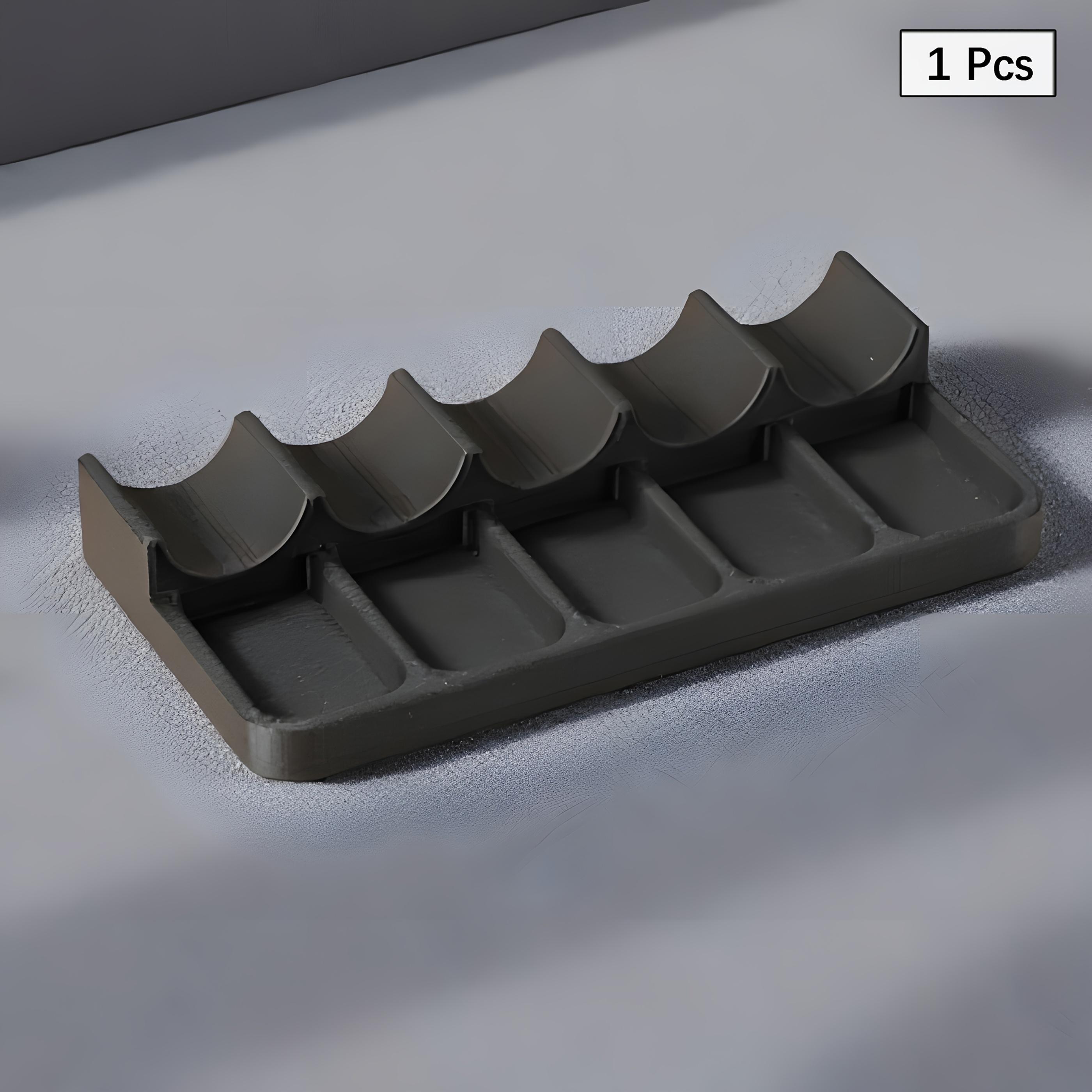 

3D Printed Plastic Brush Holder Lightweight Portable Painting Brush Rest Holder Space-Saving Mini Size Brush Storage Box