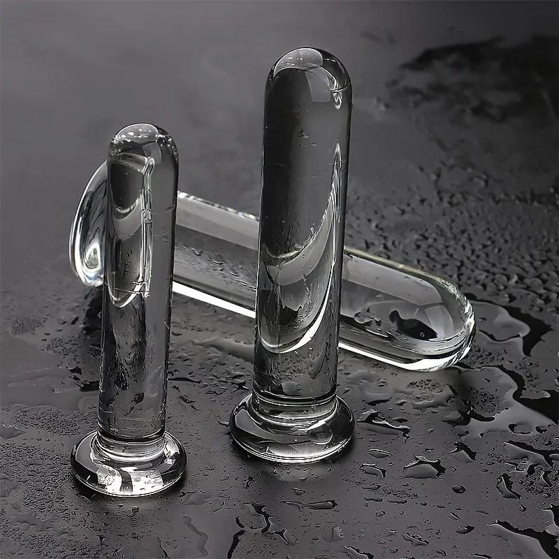 Transparent  Anal Plug Dildo Adult Sex Toys Shape Butt Plug Dildos  Anal Pleasure Sex Toys Anal Trainer For Women&Men Couple