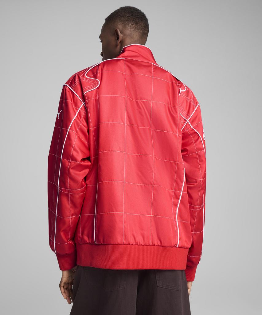 Puma Archives Seasonal Relaxed Racer Jacket - Red / 629914-11