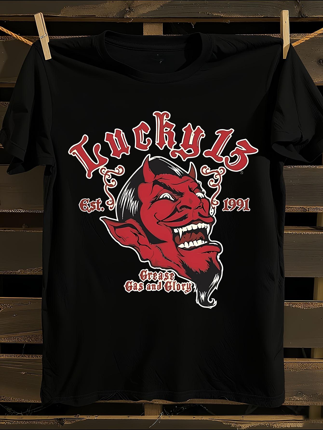 13 Devil Grease Glory Rockabilly Graphic Tshirt S