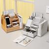 Wooden Desk Organizer Pen Holder DIY Multi-functional Storage Rack Office Stationery