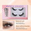 Reusable Magnetic False Eyelashes Set with Natural Curl – No Glue Needed, Easy Removal, Suitable for European and American Styles