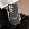 For Samsung Galaxy Z Fold 7 Case Hard PU Carbon Fiber Magnetic Wireless Charging Protective for Z Fold 7 6 5 4 3 Back Cover