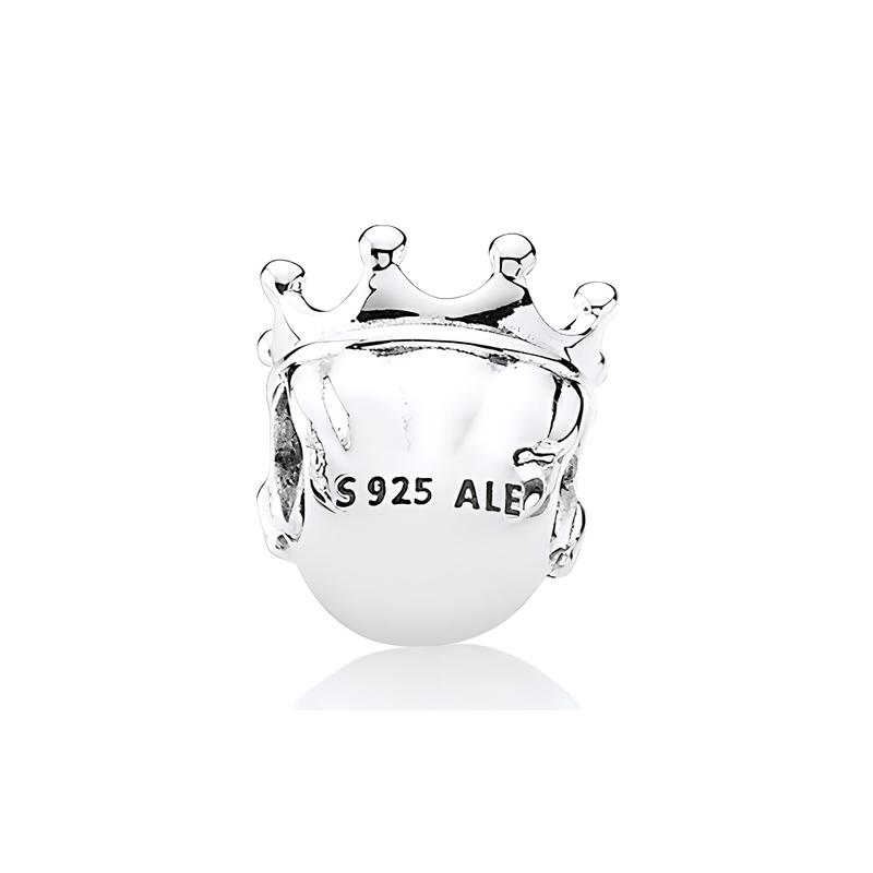 Pandora Noble Prince Engraved Silver Beads 925 Silver Beads Men and Women Couple Style Silver 791959