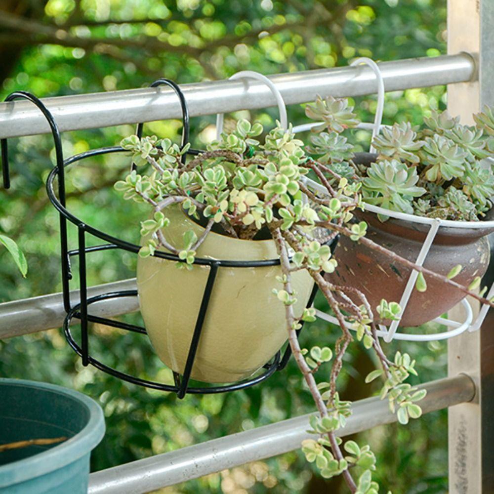 Runder Blumenampel-Halter Hängender Blumentopf-Aufbewahrungsständer Blumenständer Garten