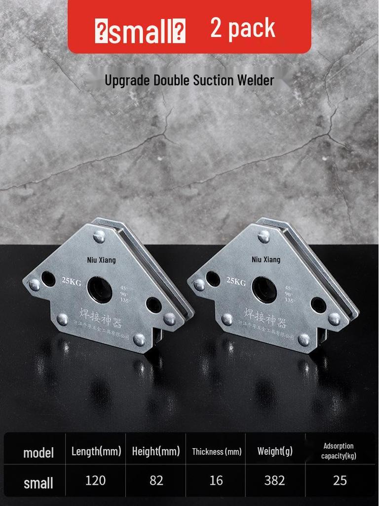 Multi-Angle Magnetic Welding Fixator: 90° Right Angle Triangle Positioning Tool