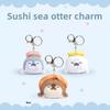 Portachiavi Lontra Marina Peluche Con Design Creativo Sushy Per Amanti dei Regali