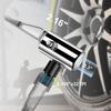 Quick Connect Air Pump Adapter Leak-Proof Tire Inflator Nozzle with Gauge for RV Auto Car Vehicle, Air Compressor Attachment