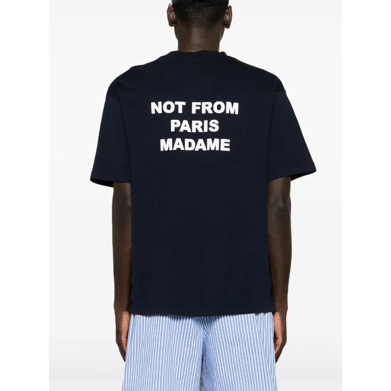 Men's Not Y2k Tops 2025 From Paris Madame T-shirt Cotton Tees Letter Printing Short Sleeve Luxury Brand T-shirt Men's Clothing