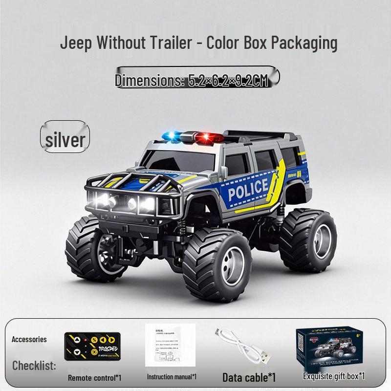 Hengguan 1:64 Alloy RC Dual Control Mini Car Toy for Boys