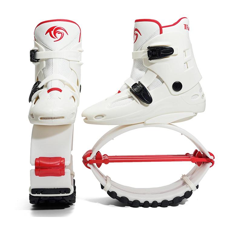 Unisex White Red Rebound Training Platform For Spring Assisted Rebound Training Boots Comfortable Walking Casual Outdoor Travel 35