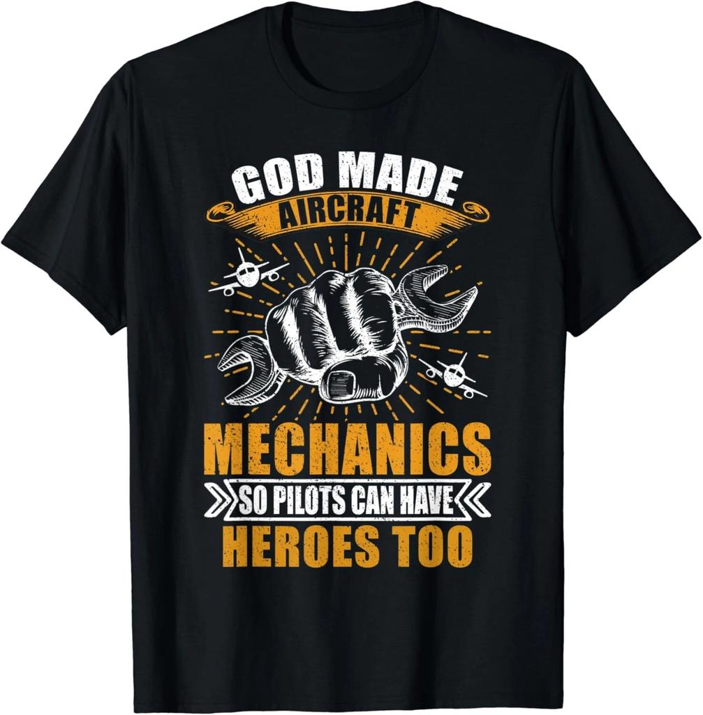 God Made Aircraft Mechanics So Pilots Can Have Heroes Too Gift Unisex T-Shirt