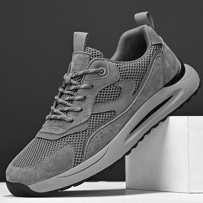 Fashion Men's Summer Sneakers Breathable Lace-up Casual Shoes for Men New Comfortable Treking Shoes Lightweight Leisure Trainers