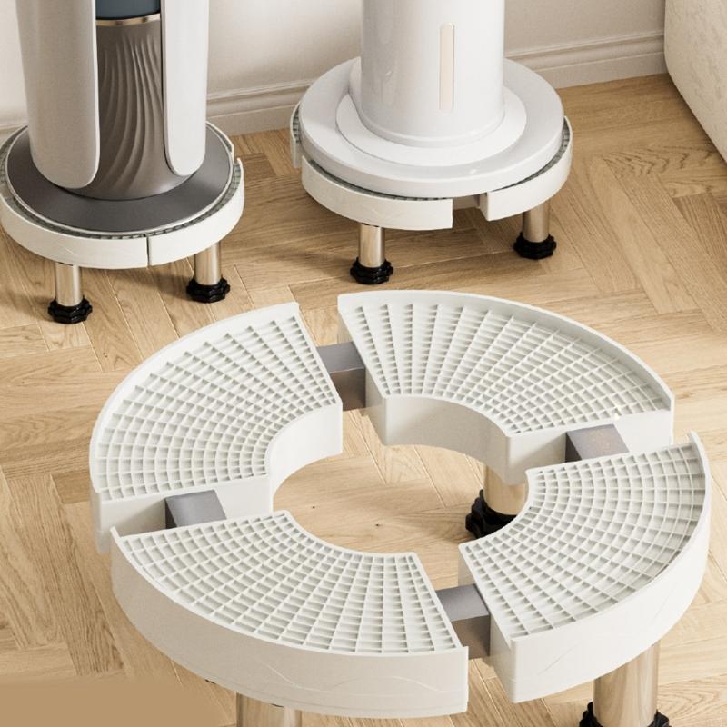 Heavy Duty Plastic Base Risers With Nonslip Feet Height Adjustable Air Conditioner Stand Flower Pot Wheel Round Tray M4YD